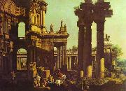 Bernardo Bellotto Ruins of a Temple painting